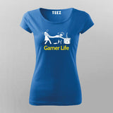 Gamer Life Funny Gamer T-Shirt For Women