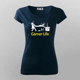Gamer Life Funny Gamer T-Shirt For Women