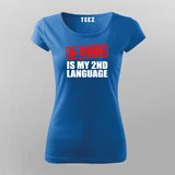 G code Is My 2nd Language Programmer T-Shirt For Women Online Teez