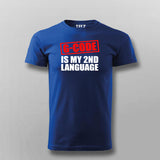 G code Is My 2nd Language Programmer T-shirt For Men Online Teez