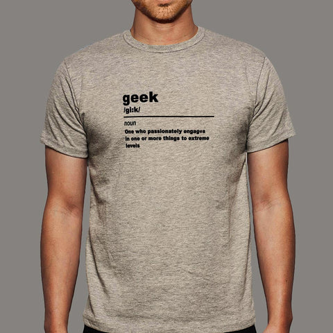 Geek Definition T-Shirt For Men Online India