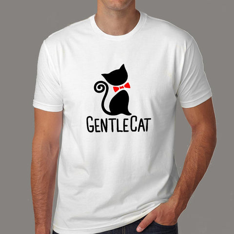 Gentle Cat T-Shirt For Men Online India