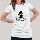 Gentle Cat T-Shirt For Women India