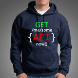 Developer Get Me Some API Now Geek Java Script Hoodies For Men