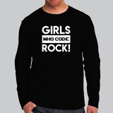 Girls Who Code Rock' - Empowering Women in Tech T-Shirt