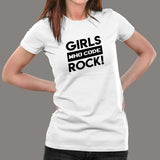 Girls Who Code Rock T-Shirt For Women
