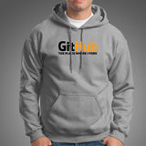 Github - The place where I Fork Men's Funny Hoodies India
