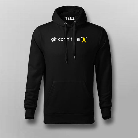 Git Commit M Prayer Funny Programmer Hoodies For Men Online India