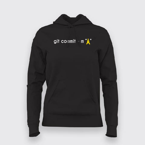 Git Commit M Prayer Funny Programmer Hoodies For Women Online India