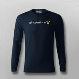 Git Commit M Prayer Funny Programmer T-Shirt For Men