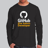 GitHub Site Admin Developer Men’s Profession Full Sleeve India