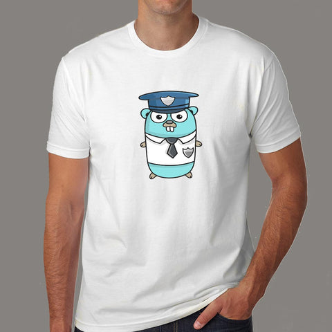 Golang Gopher Programmer T-Shirt For Men Online India