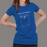 Funny Golang T-Shirt For Women
