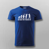 Go Back We Fucked Up T-shirt For Men