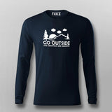 Go Outside The Graphics Are Amazing T-Shirt For Men