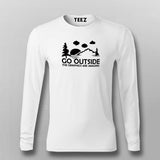 Go Outside The Graphics Are Amazing T-Shirt For Men