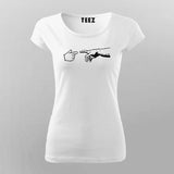 God And The Machine T-Shirt For Women