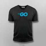 Golang Developer Vneck T-Shirt For Men India