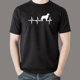 Golden Retriever Heartbeat T-Shirt For Men