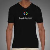 Google Developer Men’s Profession V Neck T-Shirt India