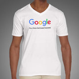 Google Full Stack Software Engineer Men’s V Neck T-Shirt Online India