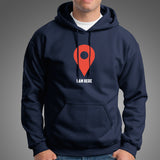I Am Here Google Maps Men’s Profession Hoodies India