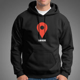 I Am Here Google Maps Men’s Profession Hoodies Online India