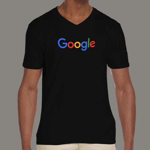 Buy This Google  Offer V Neck T-Shirt For Men (December) For Prepaid Only