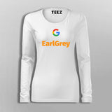 Google Earl Grey Full Sleeve T-Shirt For Women Online India
