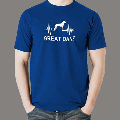 Great Dane Heartbeat T-Shirt For Men Online India