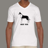 Great Dane V Neck T-Shirt For Men Online
