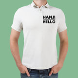 Hanji Hello Polo T-Shirt For Men