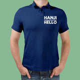 Hanji Hello Polo T-Shirt For Men