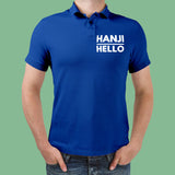 Hanji Hello Polo T-Shirt For Men Online India