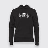 HEART BEAT BOOK Funny Hoodies For Women Online India