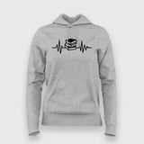 HEART BEAT BOOK Funny Hoodies For Women