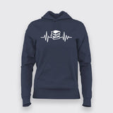 HEART BEAT BOOK Funny Hoodies For Women