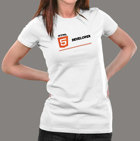 Html Developer Women’s Career T-Shirt Online India
