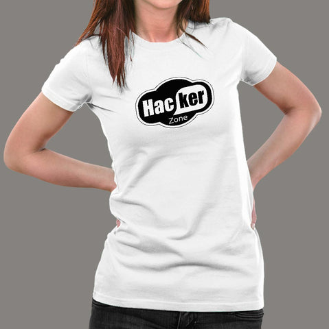 Hacker Zone T-Shirt For Women Online India