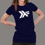 Haskell Programming Logo T-Shirt For Women India