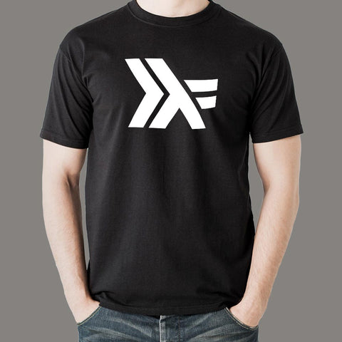 Haskell Programming Logo  T-Shirt For Men Online India