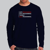 I Hate Programming Computer Programmer Coding T-Shirt For Men