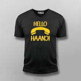 Hello Haanji Funny  T-shirt For Men