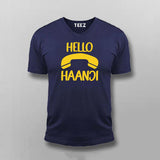 Hello Haanji Funny  T-shirt For Men