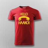 Hello Haanji Funny  T-shirt For Men