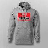 Hello My Name Is Besharam Funny T-shirt For Men