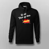 Hindi Theriyathu Poda Tamil Hoodies For Men
