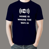 Home Is Where The Wifi Is - Remote Work Men's Tee