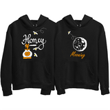 Honey Mooning Couple Hoodies