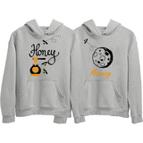 Honey Mooning Couple Hoodies